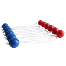 Ladder Ball Toss Game Set with Storage Bag Red and Blue