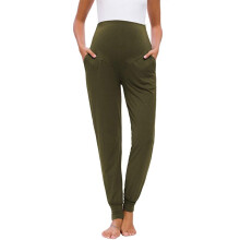 Women's Maternity Jeans Solid Casual Stretch Lounge Pants