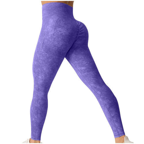 Women's seamless high-waisted booty-lifting leggings