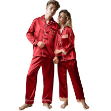 Matching Couples Pajamas Set Silk Coolmax 2 pcs