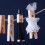 Wasknijpers van hout, set van 100 1