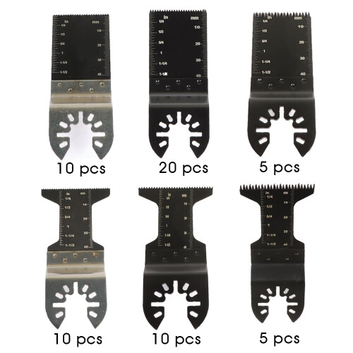 Universal Multitool Blades for Metal Wood Plastic 60 Pieces 1
