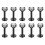 Lip Labret Rings Set Zircon 10 Pieces 1
