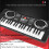 37-Key Portable Piano Keyboard for Beginners Black 6