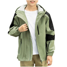 Kids Waterproof Hooded Jacket for Ages 6-13