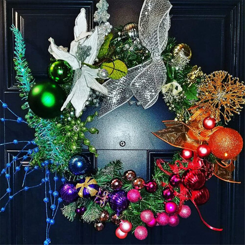 Christmas Ball Ornaments Set Blue 100 Pieces 1