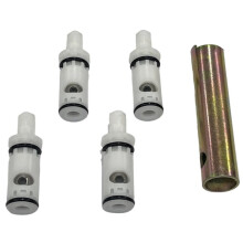 4pcs 1224 1224B Faucet Cartridge Replacement Kit for Moen 1224/1224B Double Handle Tub Shower Valve Repair