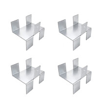 Gravel Board Clips,Screw in Fence Panel Clips to Help Keep Your Panels Secure By Screwing to Your Gravel Boards