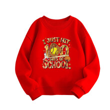 100th Day of School Sweatshirt for Kids Long Sleeve