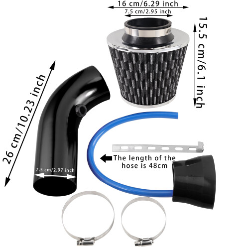 Cold Air Intake Kit with Air Filter 1 Set 1