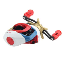 Mulinello da Pesca Baitcasting 5KG Max Drag 7.1:1 Rapporto di Trasmissione Ultraleggero Fluido Mulinello da Pesca per Esche Artificiali per Acqua