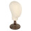 Dark Brown Hat Display Mannequin Head with Stable Base 4