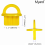 Deck Board Jig Spacer Rings Yellow 20-Pack 3