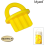 Deck Board Jig Spacer Rings Yellow 20-Pack 5