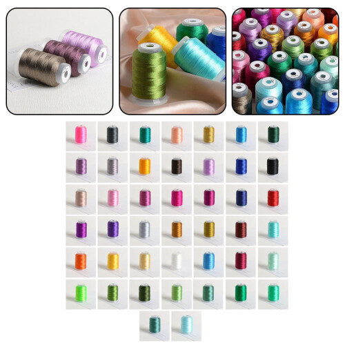 Embroidery thread fluorescent green 350 meters per roll 1