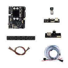 App Controlled 5.3 DSP Tuned 2.0 Amplifier 2x50W Effects WS2812 Inputs TF/USB/SPDIF/AUX Output I2S A