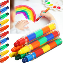 Stacking Crayons Colorful Rainbow Set 15 Pcs