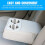XUKEY Stainless Steel Cup Holders Mount 4-Pack 6