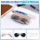Hard Shell Eyeglasses Case Set 3 Pcs with Cleaning Cloth 4
