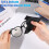 Hard Shell Eyeglasses Case Set 3 Pcs with Cleaning Cloth 5