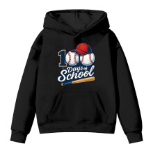 100th Day of School Hoodie for Kids Long Sleeve Soft