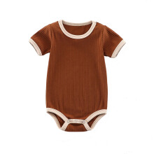 Baby Bodysuits Soft Ribbed Romper 0-24 Months