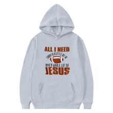 Kids Football Hoodie Long Sleeve Pullover for Boys 5-6 Years