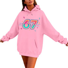 Women's Hoodie Fashion Soft Long Sleeve Top with Pocket