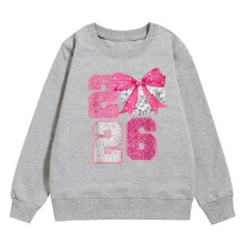 Kids Crewneck Sweatshirt Happy New Year 2026 Print Long