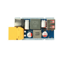 205W High Power Fast Charging Module PD QC 3.0/5.0 AllProtocols Step- Step-Down XT30/XT60 Interface Dual Port XT60