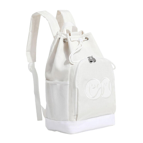 Pickleball backpack white portable racket bag