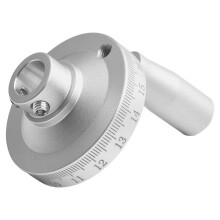 Aluminum Alloy Lathe Hand Wheel 42mm for Milling Machines, Lathes & Grinders 6mm