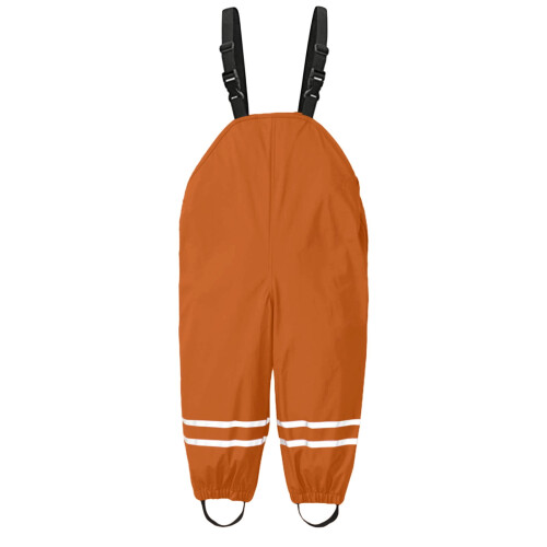 Kids Rain Pants Waterproof Mud-Proof Suspender Trousers