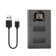 Battery Dual Charger for MAX Rechargeable Lithium Battery 360 Panoramic Action Camera Batteries Accessories