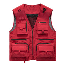 Men's Camouflage Vest Breathable Mesh Multi-Pocket