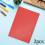 PVC translucent sheet red A4 2 pcs 7