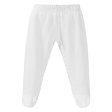 Baby Cotton Footed Pants with Elastic Waist for 0-24 Months