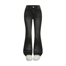 Stretch Flare Jeans for Girls Soft Denim Pants with Elastic