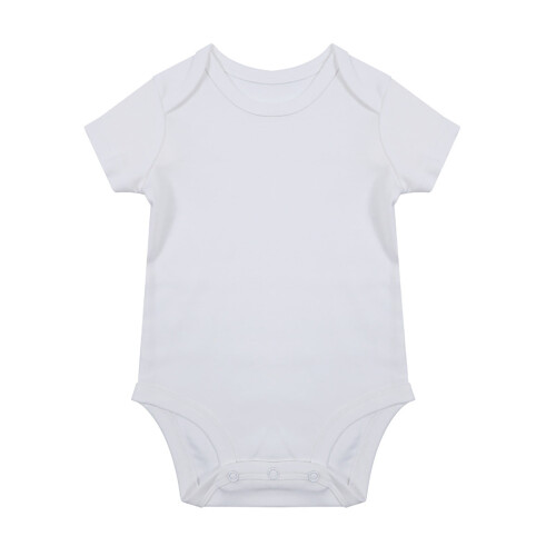 Baby Bodysuit Romper Unisex Solid White 12-18 Months