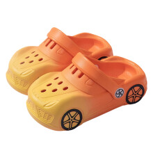 Kids' cartoon car clog sandals for toddlers, summer beach