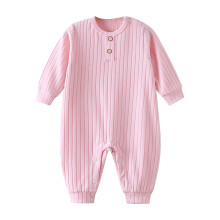 Boys Bodysuit Warm Thickened Long Sleeve Ribbed Onesie for