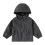 Boys Windbreaker Jacket Lightweight Hooded Zipper Solid 1