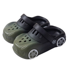 Kids' Cartoon Car Clogs for Toddlers, Slip-On Summer Sandals