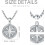 Compass Necklace 925 Sterling Silver Pendant 4