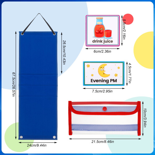 Visual Schedule Chart for Kids – 70 Cards Daily Routine 1