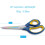 Tailor Scissors Heavy-Duty 9.5 Inch Titanium Coated 2