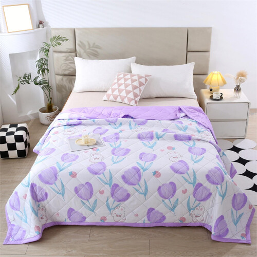 Cooling Comforter Queen Size Washable Cotton Blanket 1