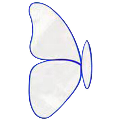 Butterfly Sewing Template Ruler Acrylic 1 pc 1