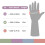 Rubber Dishwashing Gloves Reusable 4 Pairs Flocked Lining 7