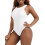 Macacão feminino sem mangas com decote halter e modelagem justa 3